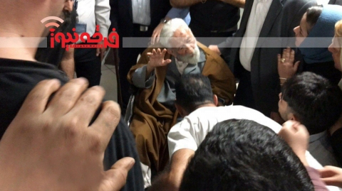 قطب صوفیه دراویش علی رغم ادعای حصر  توسط رسانه های معاند وارد گناباد شد.